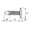 plan clip/pion/rivet sapin - Pine Tree Clip